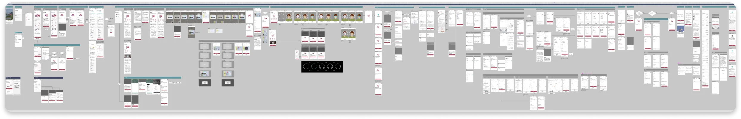 Final delivered screens for the account opening project