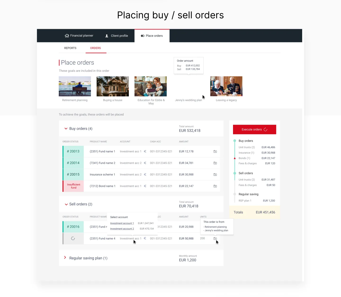 Wealth Management - Transaction History